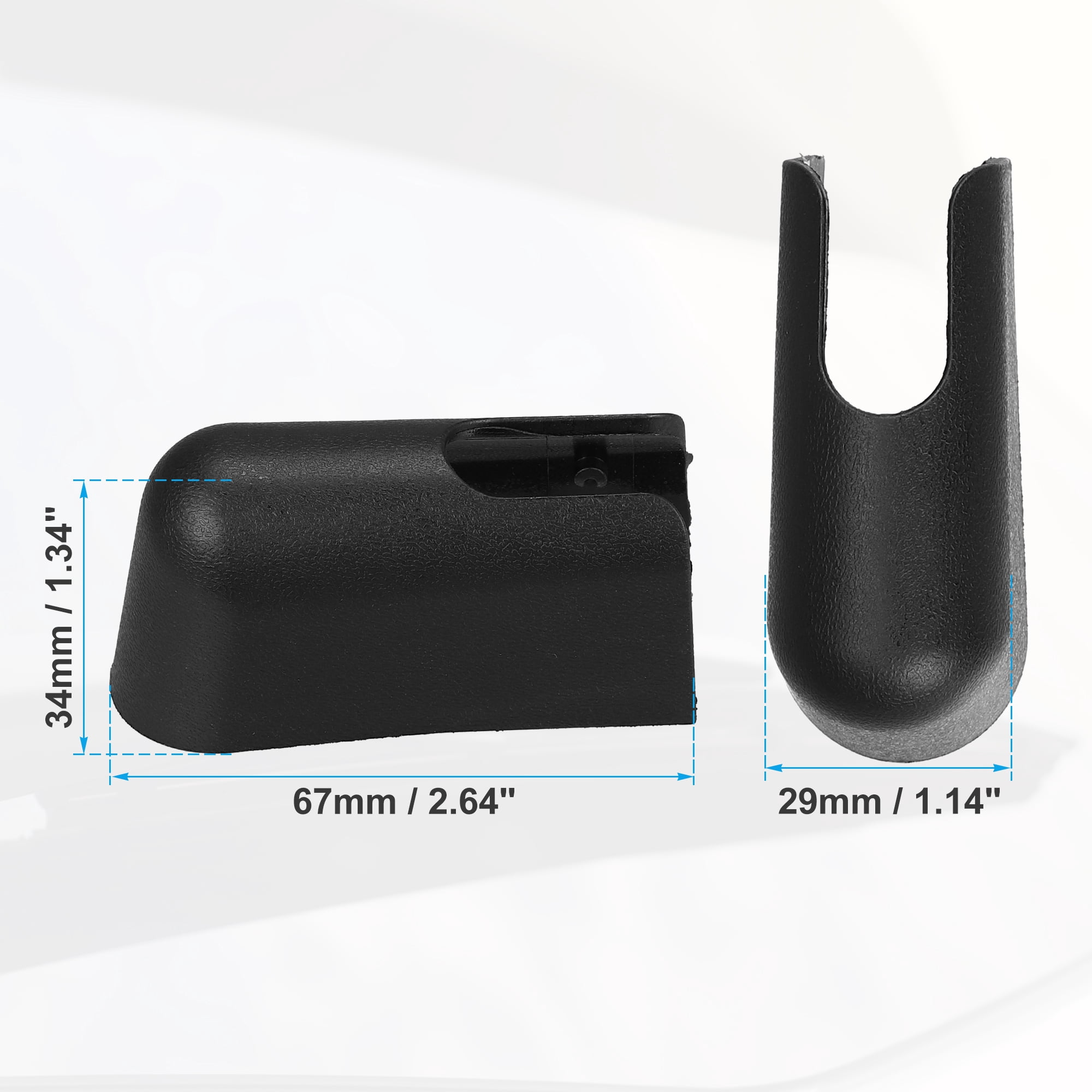 Unique Bargains Rear Wiper Arm Nut Cover Cap for Ford Expedition 1-Pack Black