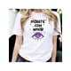 thumbnail image 1 of Playera Blusa De Mirate Con Amor Del Dia De La Mujer Color Blanco Talla Grande Marca Emil SaEs, 1 of 4