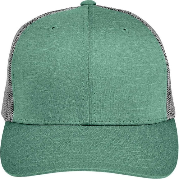 Team 365 TT802Y Youth Zone Sonic Heather Trucker Cap By Yupoong - SP FRST HT