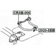 thumbnail image 2 of Febest BUSHING, REAR UPPER CONTROL ARM # CRAB-006 OEM 04764961AA, 2 of 2