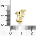 thumbnail image 3 of 10pcs Brass Pendants Coffee Maker Charms Long-Lasting Plated Lead Free & Cadmium Free Rack Plating with Jump Ring Real 18K golden Plated 13.5x10x6mm Hole: 3mm, 3 of 3