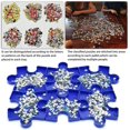 thumbnail image 4 of Stackable Sorting Trays with Lid, 6 Trays Jigsaw Puzzle Sorters Puzzle Storage Box for Puzzles Up to 1500 Pieces Puzzle Gift for Puzzlers Blue, 4 of 7