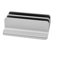 thumbnail image 1 of Aleación de aluminio Ordenador portátil Ordenador portátil Soporte ajustable de escritorio Ranuras dobles verticales Soporte Rack Eigraketly DZ6742-01, 1 of 2
