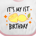 thumbnail image 4 of Inktastic Its My 1st Birthday with Lemons Boys or Girls Baby Bib, 4 of 4