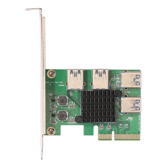 Mistaha PCI-E X4 to USB3.0 Graphics Card Adapter Board Graphics Card Extension Cable Expansion Card