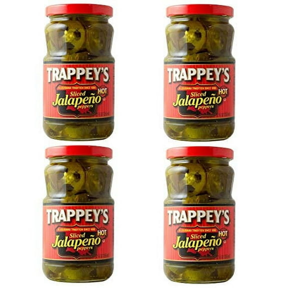 Trappey's Sliced Jalapeno Peppers | 12 Fl Oz | Pack of 6