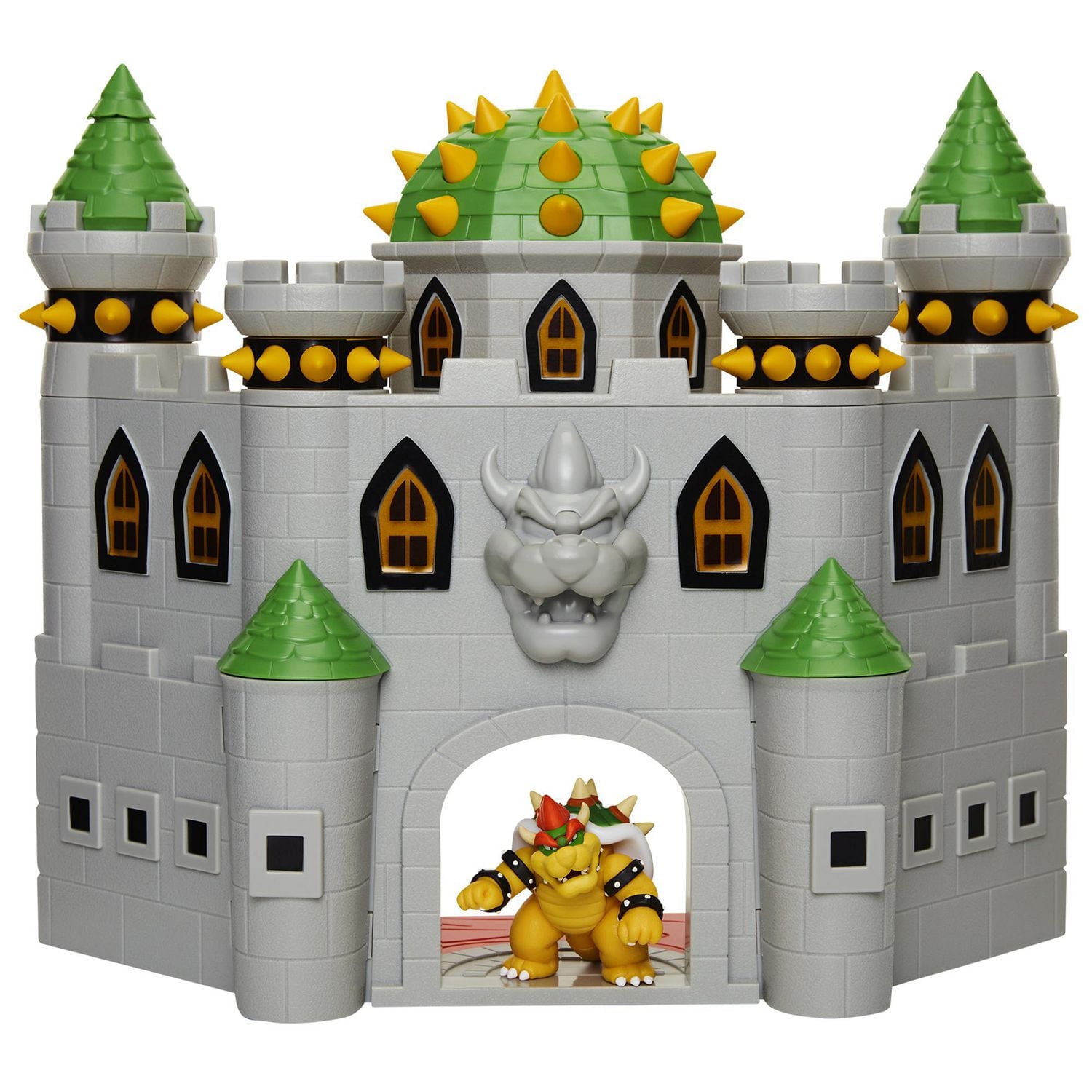 L'ensemble Château de Bowser de luxe Super Mario avec 5 figurines en bonus