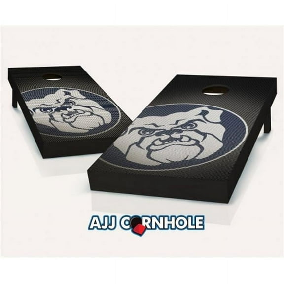 AJJCornhole 110-ButlerSlanted Butler Bulldogs Slanted Theme Cornhole Set with Bags - 8 x 24 x 48 in.