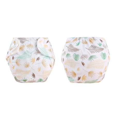 

Sunisery Reusable Swim Diaper Cute Cartoon Print Buttons Adjustable Stylish Baby Shower Swim Diaper