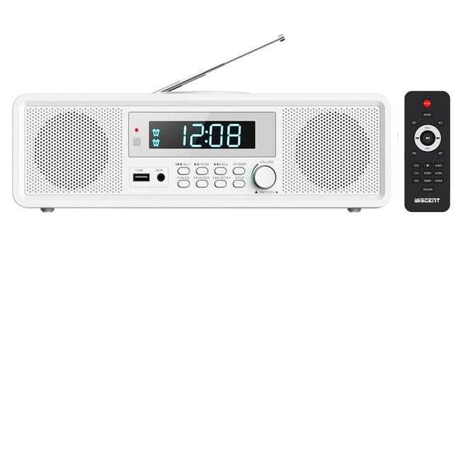 Sistema estéreo doméstico Reproductor de CD WISCENT Premium 20W RMS Bluetooth