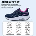 thumbnail image 3 of B BESUNEW Womens Arch Support Orthotic Sneakers Plantar Fasciitis Pain Relief Walking Gym Shoes US 6-11, 3 of 14