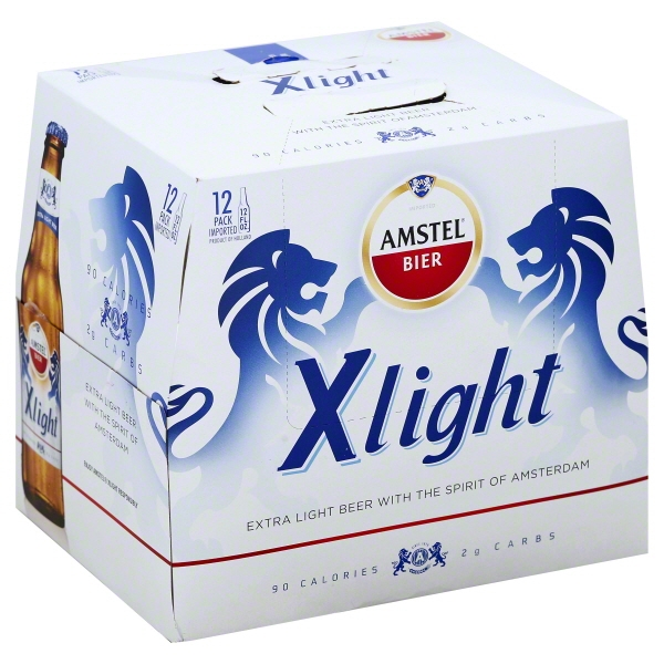 Amstel Xlight Extra Light Beer 12 Pack 12 Fl Oz Bottles Walmart Com Walmart Com
