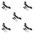 thumbnail image 2 of Guardoinrt Durable Bicycle Bike Disc Brake Mount Adapter Reliable Caliper PM to IS Conversion Black Rear 5Set, 2 of 6