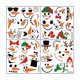 thumbnail image 2 of ShinYu Pegatinas de Caras Navideñas Decoraciones de Caras Navideñas Pegatinas de Pared Autoadhesivas, 2 of 6