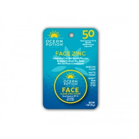 Suncare Face Potion Clear Zinc Oxide, SPF 50 1 oz