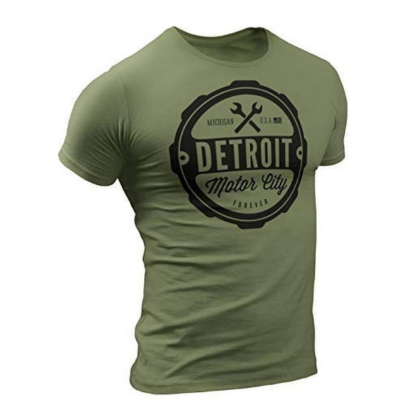 Detroit T Shirts Unisex S M L XL XXL - Motor City Forever T-Shirt — Detroit Tee Shirts by DETROIṬ★REBELS
