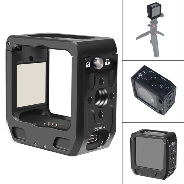 Marco de esqueleto protector de aleación, marco protector de jaula negro, carcasa para DJI , accesorios para cámara shamjiam Caja de carcasa de aluminio