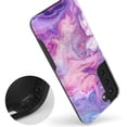 thumbnail image 3 of Casely Galaxy S22 | Tie Dying Over You Purple Marble Samsung Case, 3 of 9