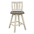 thumbnail image 5 of OakvillePark Roscoe Swivel Counter Height Barstool (Set of 2), White/Gray, 5 of 7