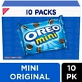 thumbnail image 3 of OREO Mini Chocolate Sandwich Cookies Multipack - 10 ct / 1 oz, 3 of 5