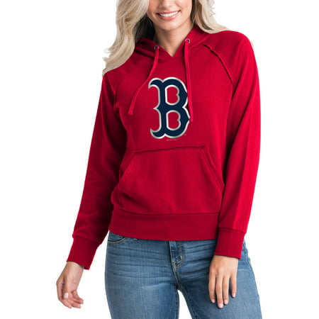 Women's 5th & Ocean by New Era Red Boston Red Sox Team Pullover Hoodie