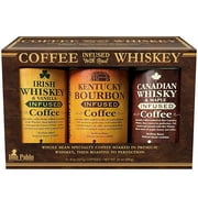 Don Pablo Whiskey Infused Coffee Gift Set - Whole Bean Coffee - 3-8 oz Coffees in Gift box