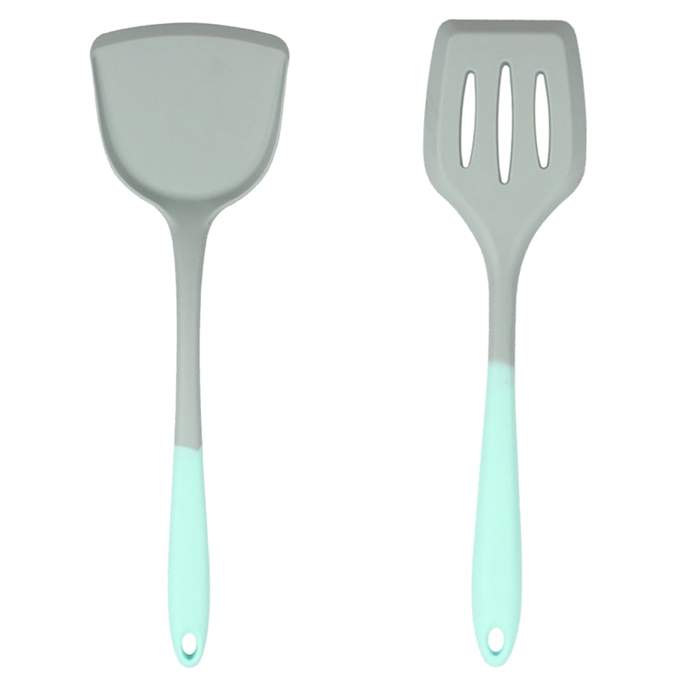 Mrs. Anderson's Baking Silicone Spoon Spatula, Flexible and Non-Stick,  Turquoise, 2 Pack Spoon - Kroger