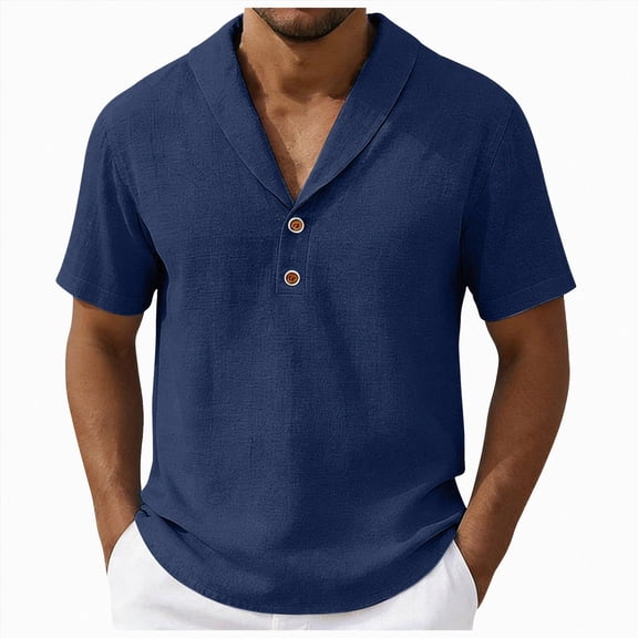 Gubotare Men's Oversized T-Shirts Mens Short Sleeve Shirts Crew Neck Casual Shirts Summer Baggy Soft Basic Tops (Dark Blue,XXL)