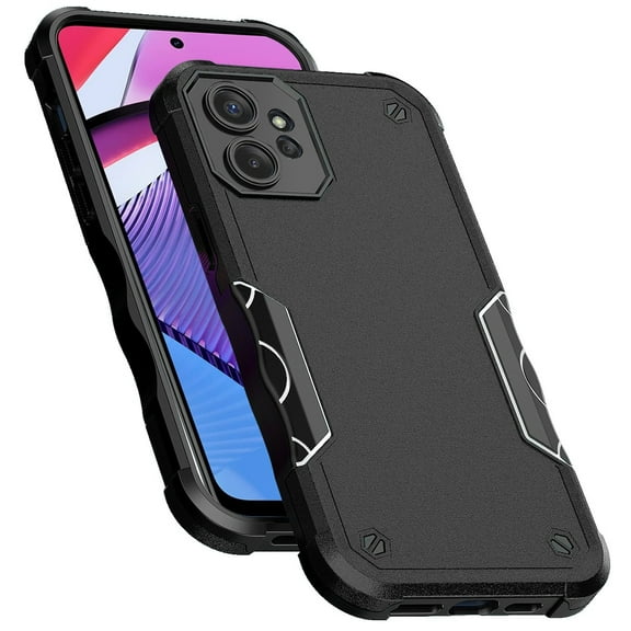 For Motorola Moto G Power 5G 2023 Tough Shockproof Hybrid Heavy Duty Dual Layer TPU Bumper Rugged Defend Cover ,Xpm Phone Case [ Black ]