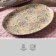 thumbnail image 4 of Better Homes & Gardens Edith Vine Floral Stoneware 16" Oval Serving Platter, 4 of 9