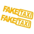 thumbnail image 4 of 2x Car Stickers Decals Car scratch covers Stickers Waterproof for Window Reflective Yellow, 4 of 8