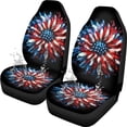 thumbnail image 5 of Uorisanigo Flag Sunflower Car Seat Covers Full Set for Women Men, Non-Slip Front Seat Protector Auto Decorations Accessories for Cars SUV Truck Vans Sedans, Pack of 2, 5 of 7
