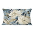 thumbnail image 3 of Designart "Contemporary Victorian Flourish: Modern Pattern III" Floral Printed Throw Pillow, 3 of 5