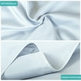 thumbnail image 6 of Flxxie Satin Pillowcases with Hidden Zipper for Hair and Skin, Breathable Cooling Pillow Cases, Gray, Standard 20"X26", 2 Pack, 6 of 6