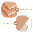 thumbnail image 3 of CIMAXIC 5Pcs Paper Mini Notepads Light Brown for Office Supplies Note Taking, 3 of 7