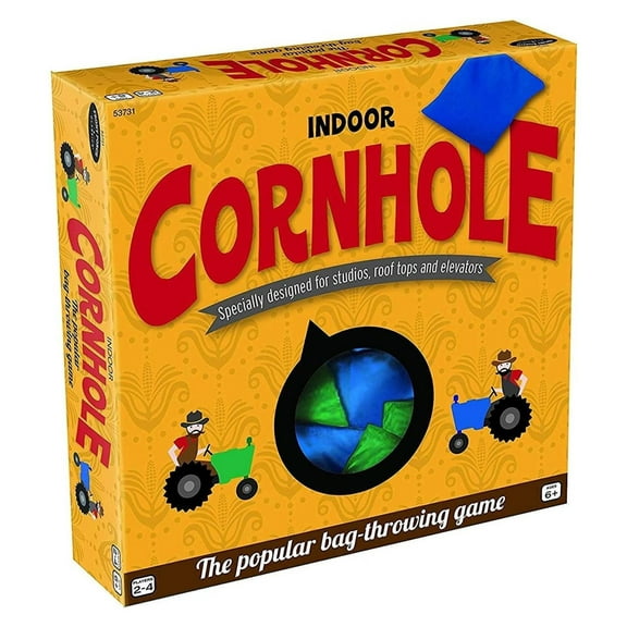 Indoor Cornhole Game Orange