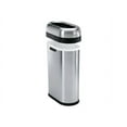 thumbnail image 5 of simplehuman 50 Liter / 13.2 Gallon Slim Open Top Trash Can, Commercial Grade Heavy Gauge Brushed Stainless Steel, 5 of 7