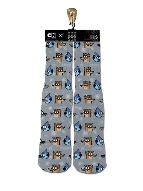 Odd Sox OSKIDSMORD Mordecai & Rigby Kids Socks