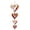 D, variant on BOBOMOTI Heart Ornaments Valentine's Day Romantic Heart Shape Ornament Decorations Xmas Valentines Day Wedding Anniversary Party Home Decor