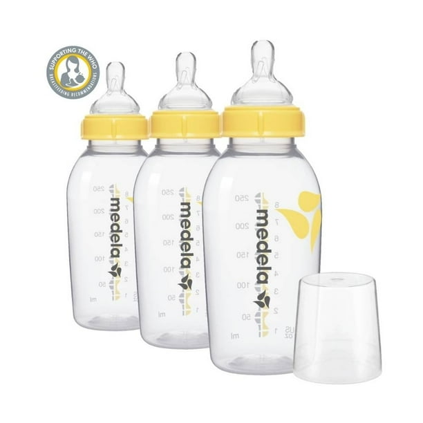 Set de 3 Biberones Medela 8oz/250ml