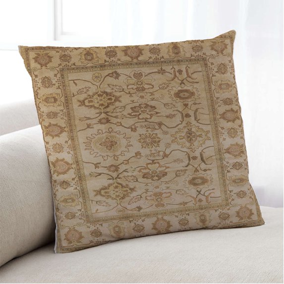 Ahgly Company Indoor Square Mid-Century Modern Throw Pillow, 18 inch by 18 inch