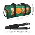 thumbnail image 4 of Haiem Merry Christmas 2025 Pattern Gym Bag for Women Men, Waterproof Travel Duffel Bags, Personal Item Travel Bag Weekender Bag with Shoes Compartment & Wet Pocket, 4 of 8