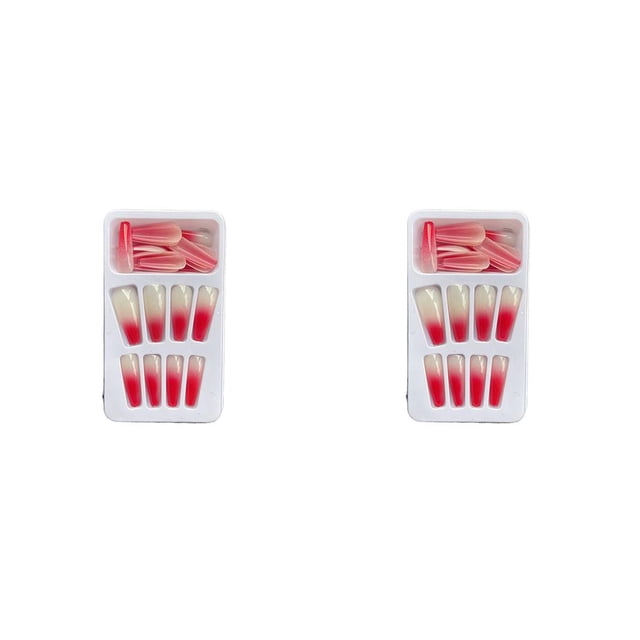 Juego de puntas francesas Minnieouse Extra largas con brillo degradado Tipo 2 CBP262246