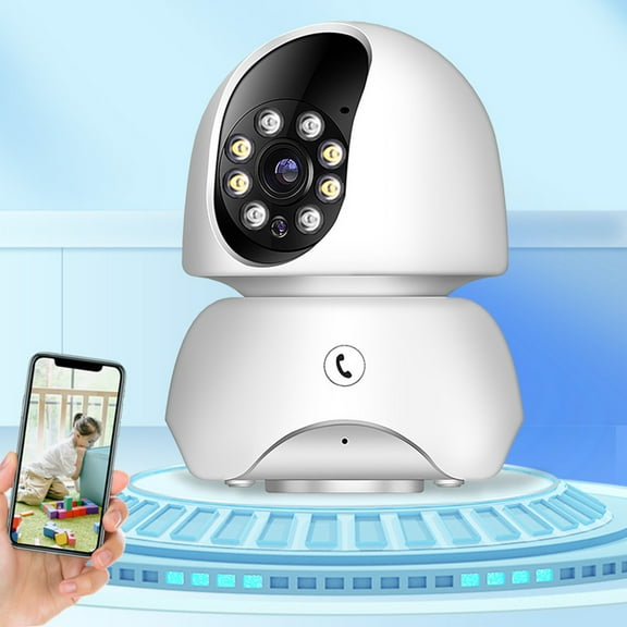 AZXY Wireless Security Camera,Smart Security Cameras,1080p Hd Night Vision Wifi Indoor Security Cameras,Mini Hidden Smart Pet Monitors for Home,360 Camera