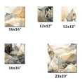 thumbnail image 4 of Designart "Evolving Silver Mountains Exploring I" Landscape Modern Metal Art Living Room Set, 4 of 5