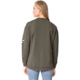 thumbnail image 2 of Joe's Womens Ripped Sweatshirt, Green, X-Small, 2 of 5