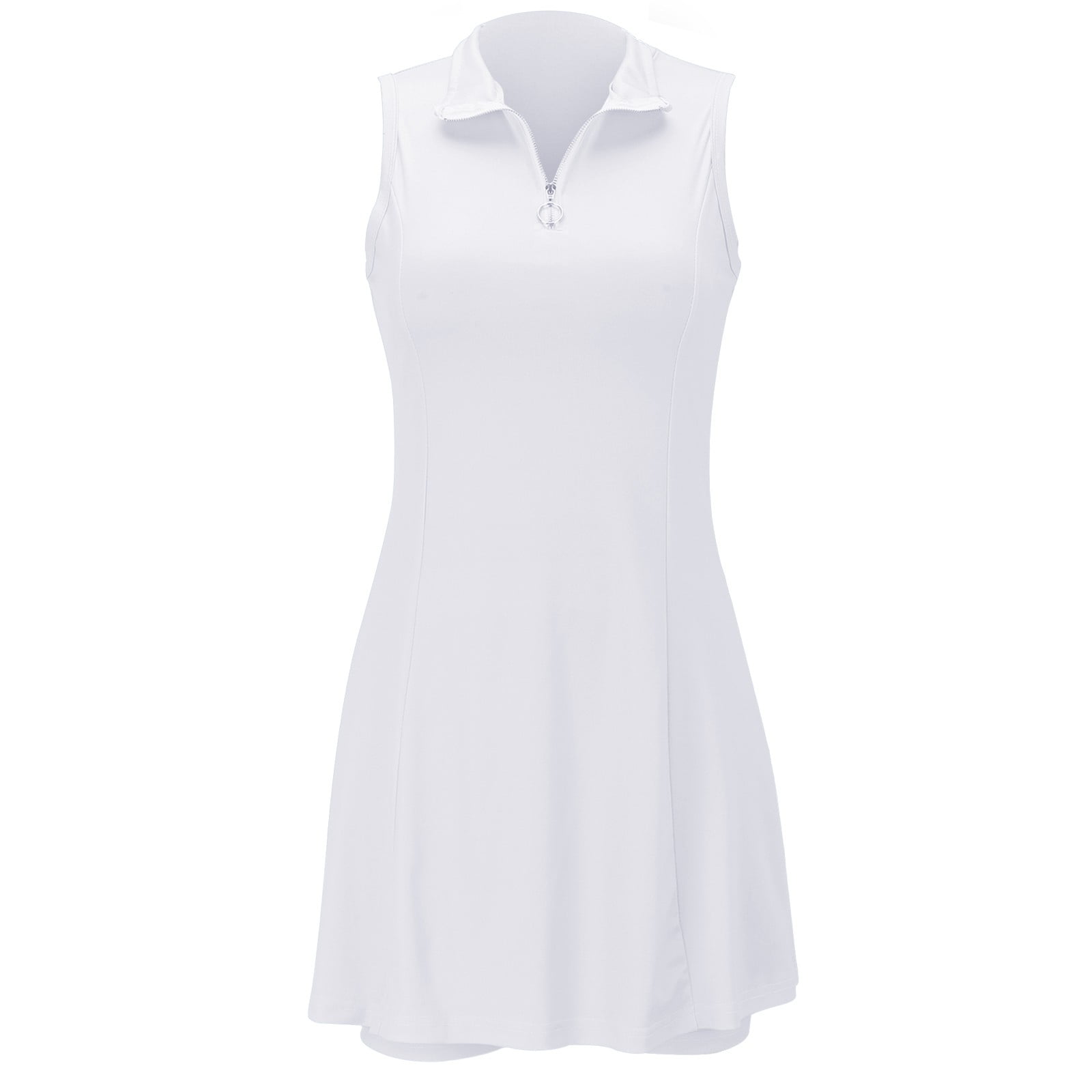 XVJRHAK Tennis Dresses for Women Dress With Shorts and Pockets for Athletic Dress Sleeveless Workout Dress Two Set With Shorts (G,XL)