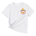 thumbnail image 5 of SXcggal Girls Short Sleeve Shirts Kids Summer Tops Crewneck Tees 3 13 Years Beautiful Cute Fashionable Girl Top, 5 of 6