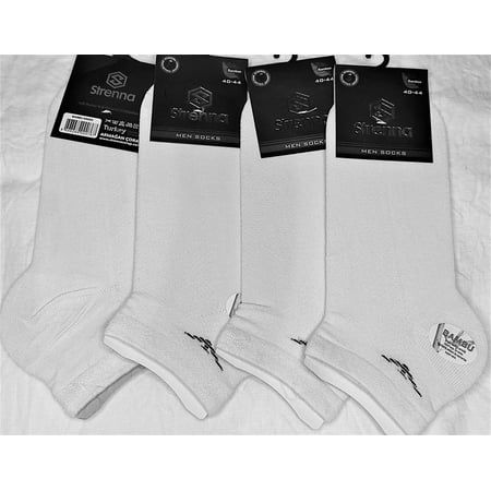 

Seamless Bamboo White Socks 4PC size 41-45 Male & female 100% Organic Bamboo HIGH Quality