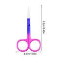 thumbnail image 3 of Linyer Eyebrow Scissors Household Simple Stainless Steel Brow Shape Tools Convenient Personal Care Trimmer Beauty Tool for Makeup Use Blue Pink, 3 of 4